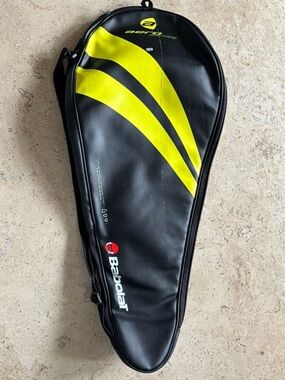 Black & Yellow Tennis Racket Cover